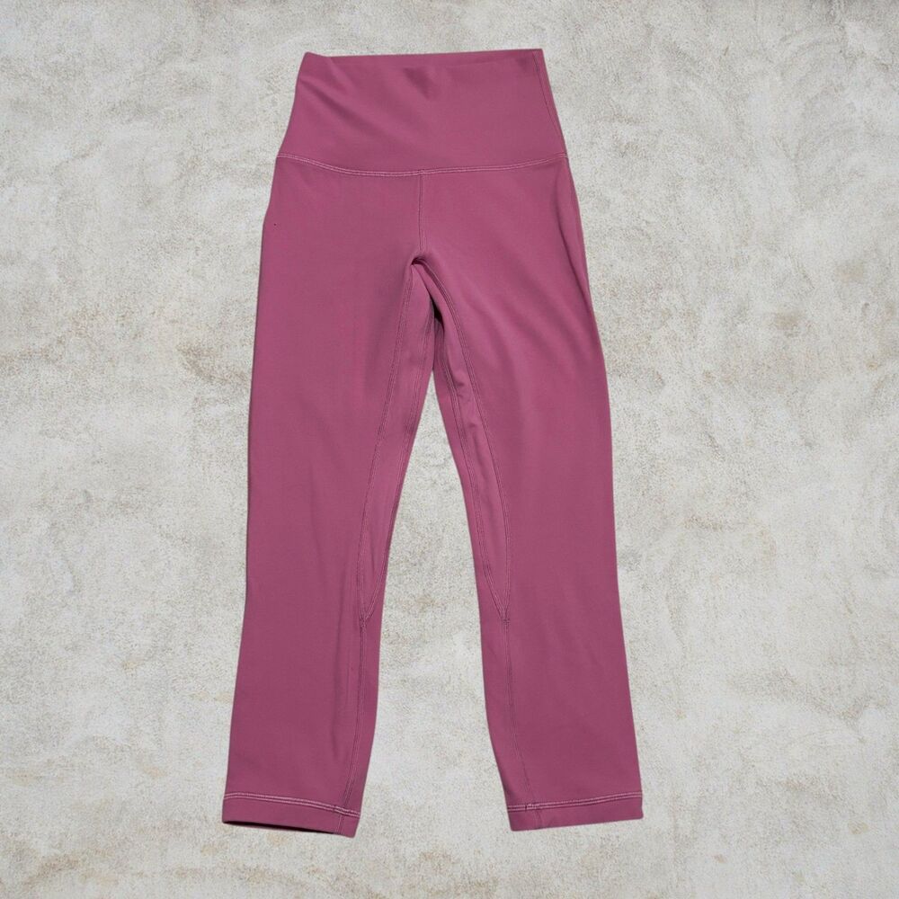 Lululemon Align Leggings 21" Women's Size 2 Pink High Rise